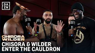 FIRST LOOK at Derek Chisora and Deontay Wilder inside the CAULDRON 👀 Content