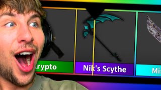 If I Unbox a Nik's Scythe Godly YOU KEEP IT.. if not YOU DIE!