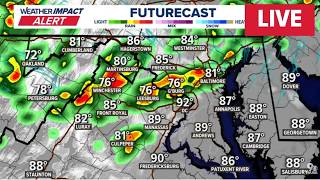 LIVE: Tracking storms in DC, Maryland & Virginia | Weather Impact Alert Radar