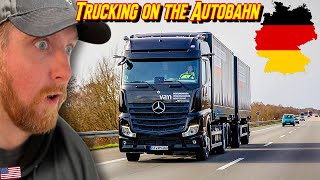 American Reacts to Why German Trucking is the Best?