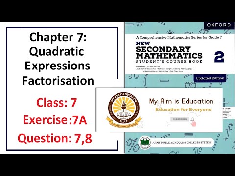 Exercise 7A Questions