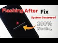 redmi 9 power the system has been destroyed
