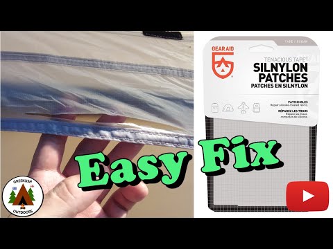 How to Patch Your Silnylon Tent! 