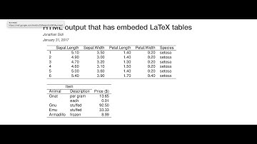 texPreview: Rmarkdown Example