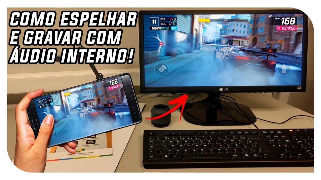 COMO ESPELHAR E GRAVAR A TELA DO CELULAR COM ÁUDIO INTERNO PARA O PC ...