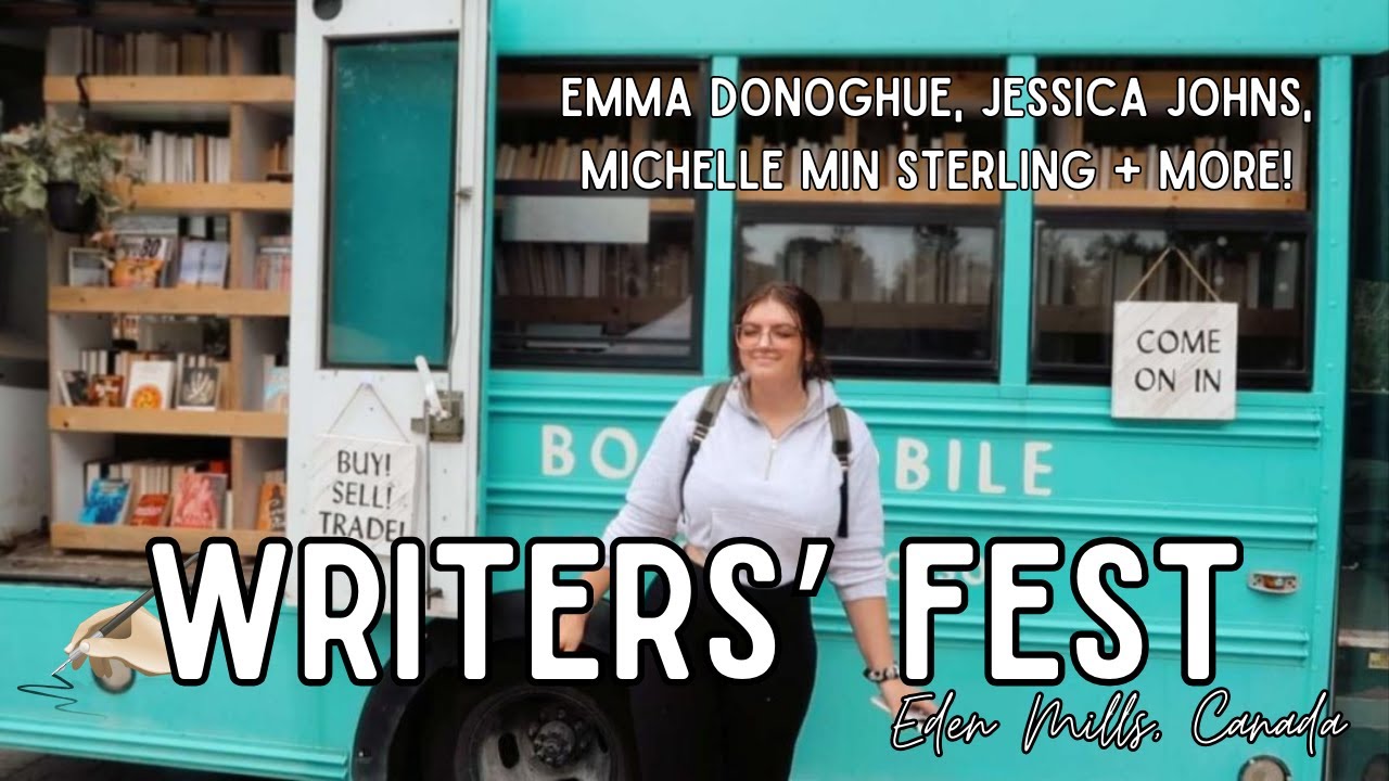 BOOK FESTIVAL VLOG // I met my favorite authors! (Eden Mills Writers' Festival 2023)