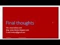 Useful Excel for Beginners - Chapter 13 Lesson 1 - FinalThoughts