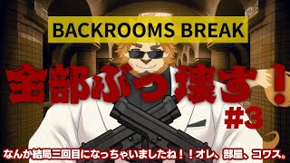【副村長の副業シリーズ】ぶっ壊し屋の副業、また残業タイムですか？しょうがないですねえ😉✨【Backrooms Breakやります#3】