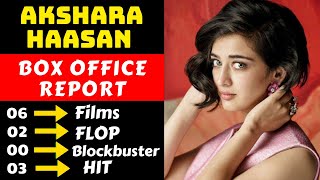 Akshara Haasan Hit And Flop All Movies List With Box Office Collection Analysis