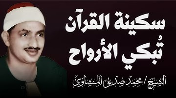 ستبكي من السكينة و الخشوع | تلاوة نادرة تهز القلوب | الشيخ محمد صديق المنشاوي
