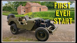 77 year Old Willys jeep  First Start in over 60 Years!