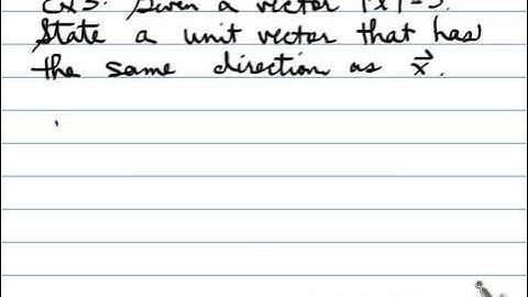 MCV 6.3 Multiplying a Vector by a Scalar part 2