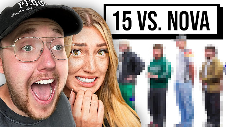 NOVA hat 15 MÄNNER gedated... (es war cringe)