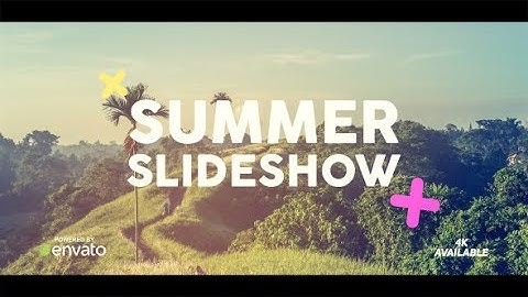 Summer Slideshow (After Effects Template)