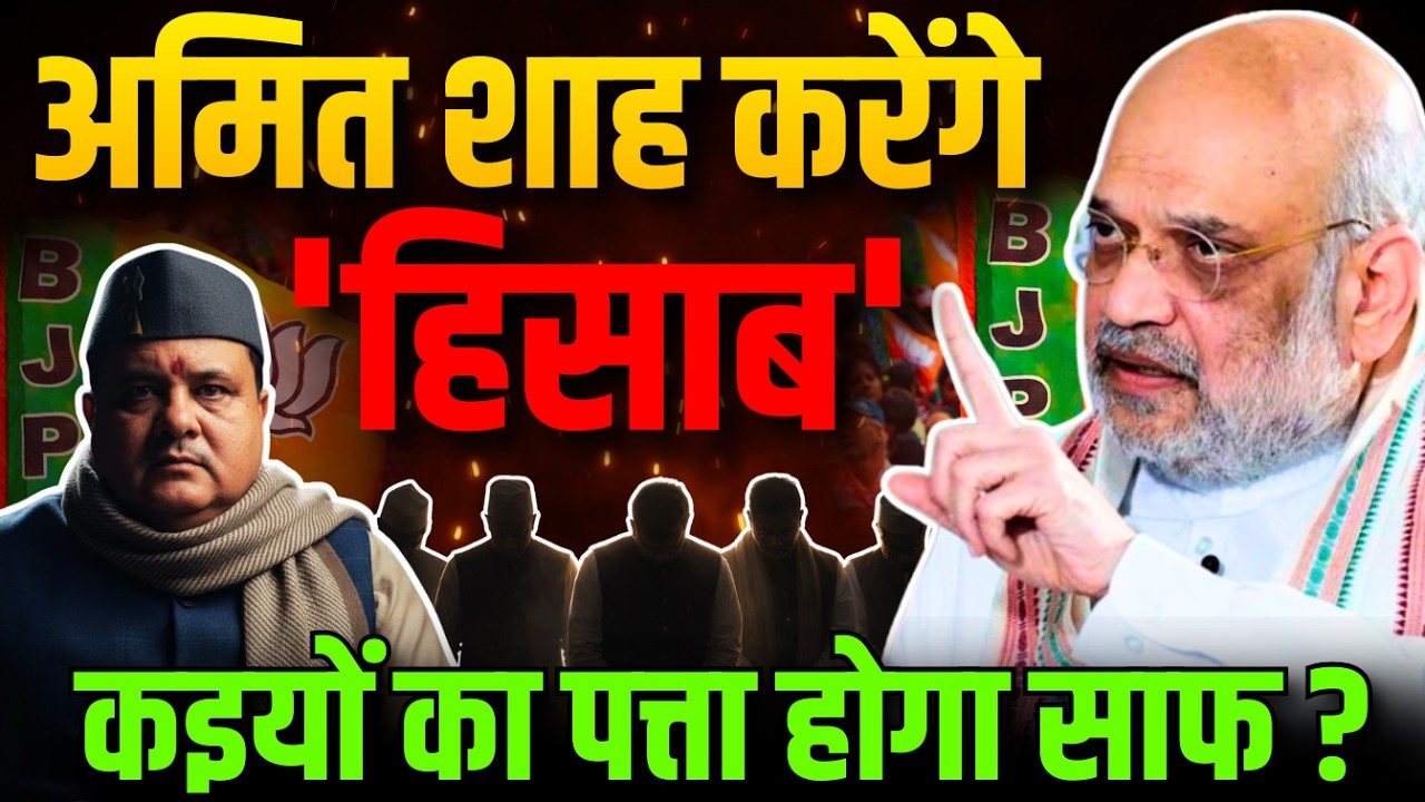 अमित शाह करेंगे 'हिसाब' | कइयों का पत्ता होगा साफ ? Uttarakhand Politics। Uttarakhand News
