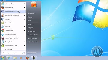 Windows 7 - Pinning programs in Start Menu and Task Bar