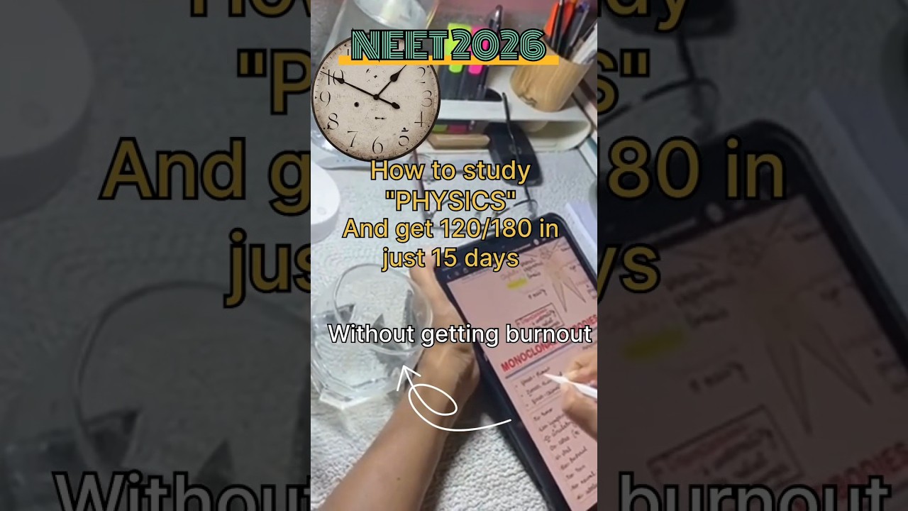 🔥 “From 60 to 120+ in Physics in 15 Days 🚀🔥 #Shorts”