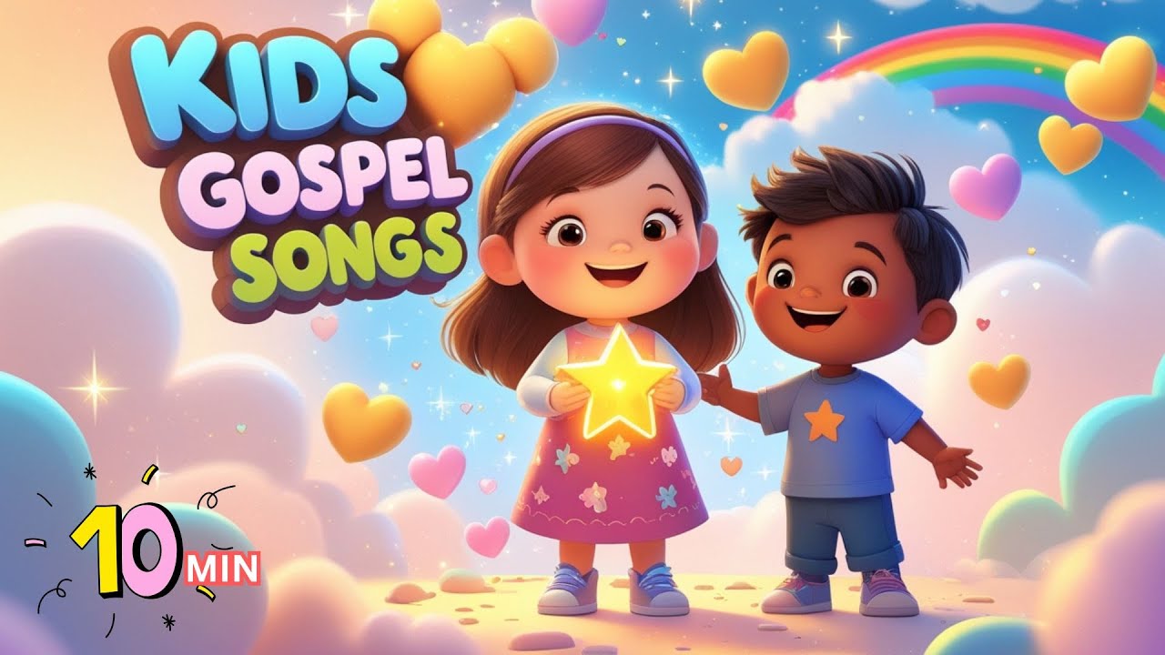 Jesus Songs for Kids 🎶 10 Minutes of Christian Bible Worship for ...