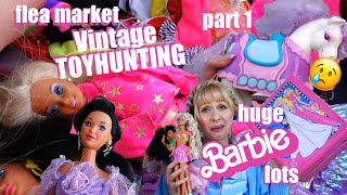 Barbie hunting at the flea market  vintage 80s 90s TOYHUNTING for Barbie fashion, dolls, Keypers