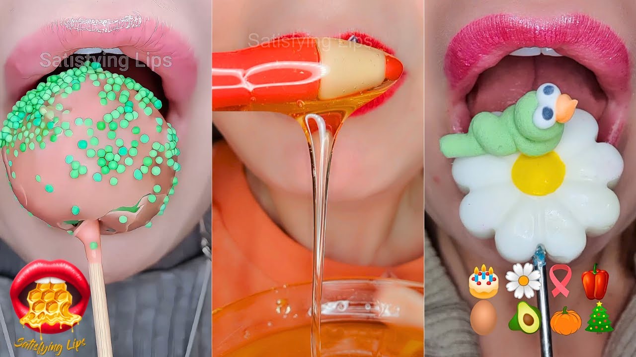 MOST POPULAR FOOD COMPILATIONS Satisfying ASMR Eating Emoji Food challenge Mukbang 먹방