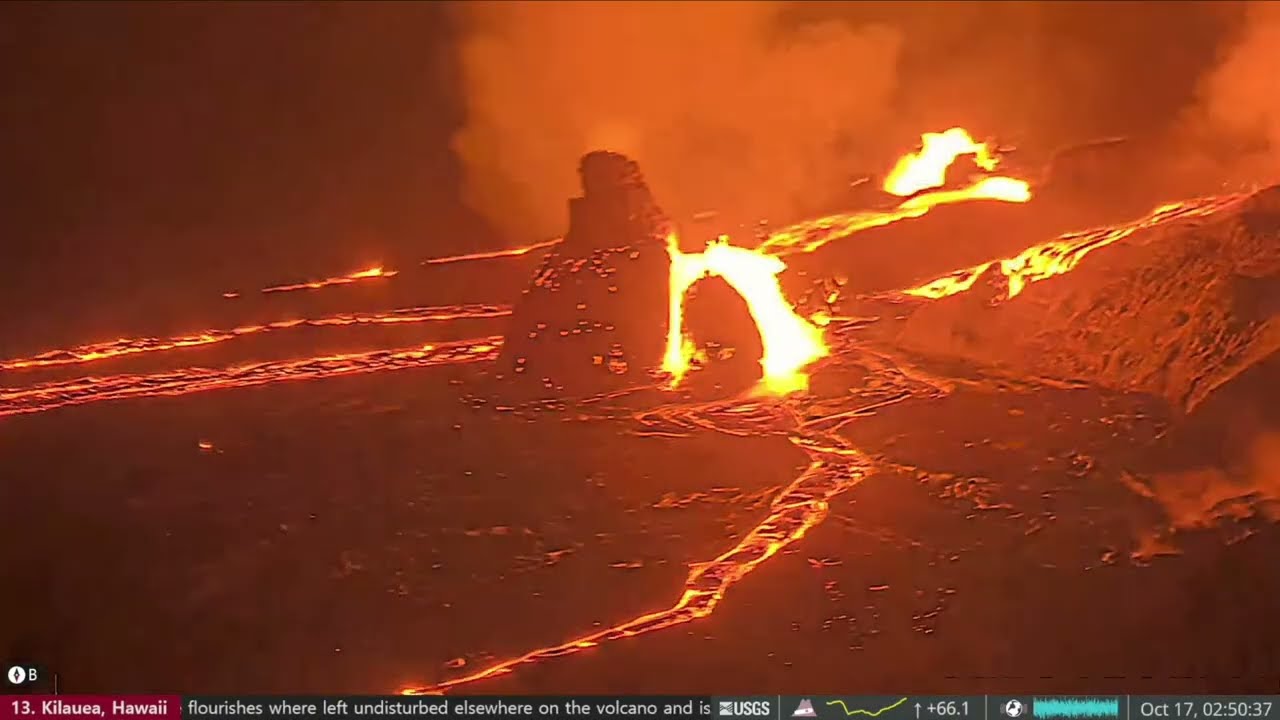 Watch North Vent Cone Break Apart at Kilauea - Will it Survive Episode 55? (Oct 17, 2026)