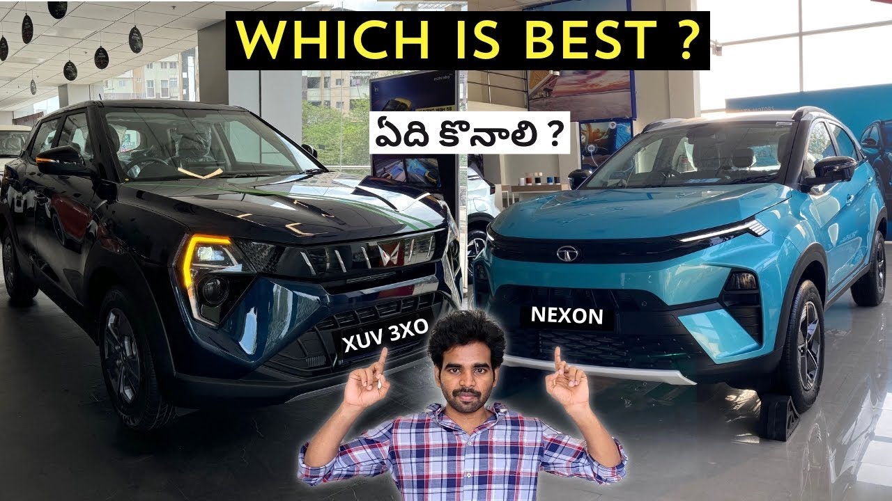 Mahindra XUV 3XO 2024 vs Tata Nexon 2024 | Which Should You Buy ? | Detailed Comparison in Telugu
