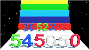 Number Run Join Count Merge 3D - Gameplay Walkthrough - Max Levels