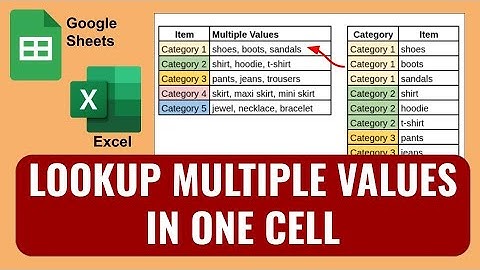 Meerdere waarden in één cel vergelijken