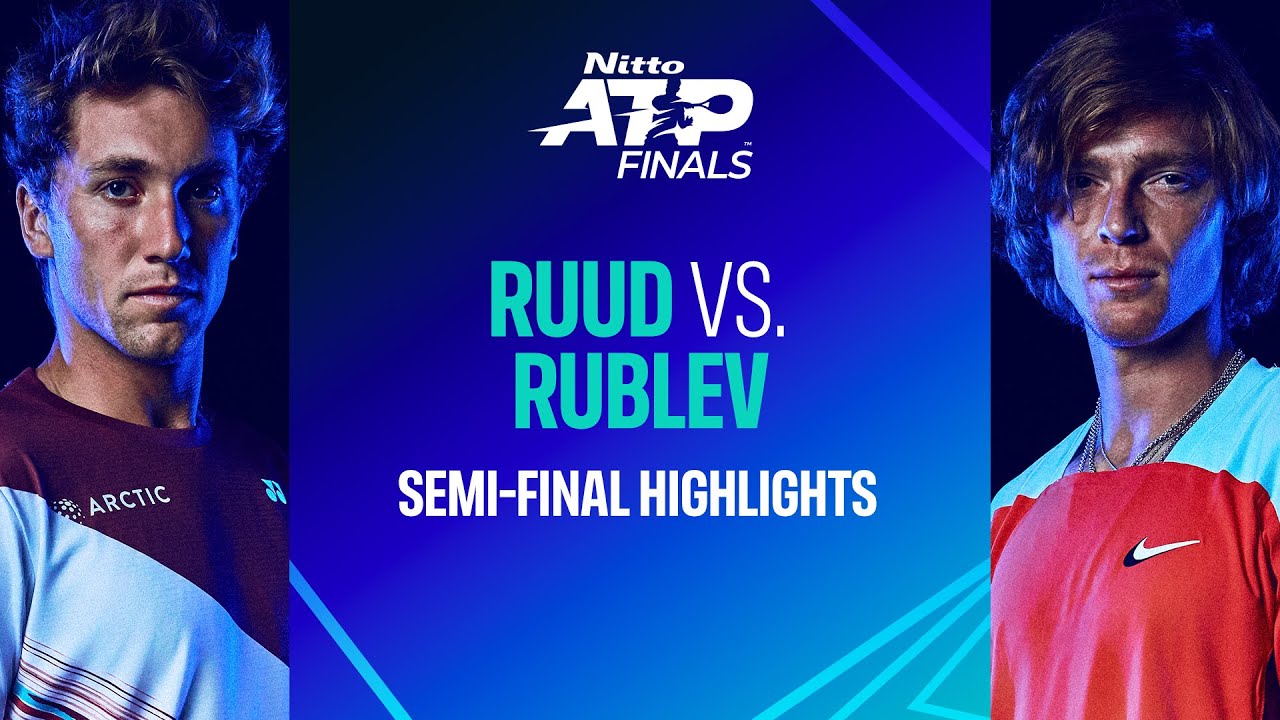 Ruud vs Rublev Nitto ATP Finals SFs