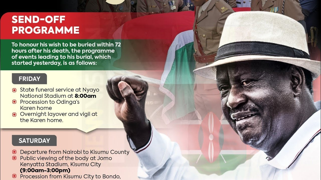 BYE BYE RAILA ODINGA AZIKIBWA OLWA LEERO, ABANTU 5 BAFUDDE NGA BAGALA ...