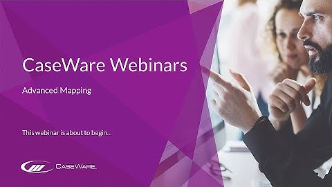 Advanced Mapping Webinar - 13th April 2021