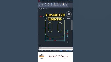 AutoCAD 2D Mechanical Drawing Practice | Short