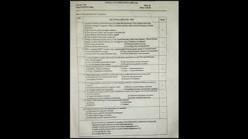 Class 8 NCERT || Science || half yearly sample  question paper || 2025-26 KV #science