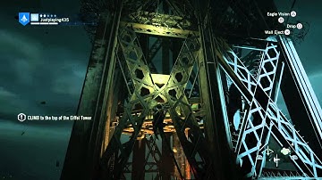 Assassins creed UNITY Walkthrough PS4/ Eiffel Tower Mission