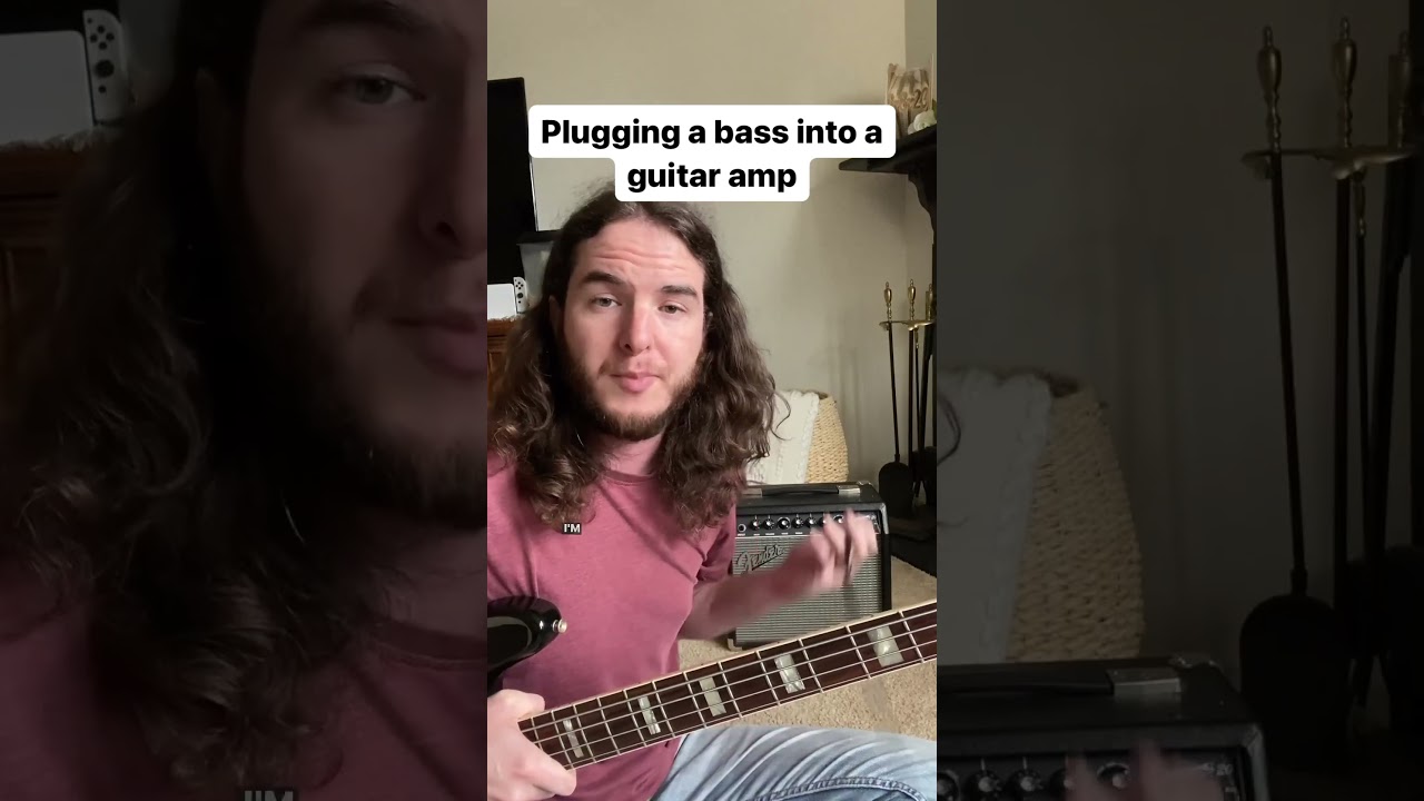 Watch Plugging a Bass into a Guitar Amp on YouTube Watch Plugging a Bass into a Guitar Amp on YouTube