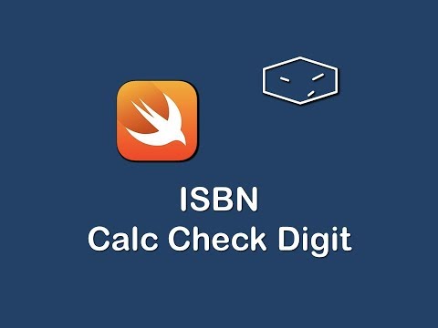 isbn calc check digit in swift 3