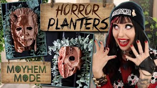 Spooky Plant Room MUST-HAVE: HORROR PLANTERS!!! | Mayhem Made Hanging Horror Planters