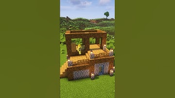 Minecraft Starter House🏡SUBSCRIBE! #Minecraft #MinecraftBuilds #MinecraftHouse