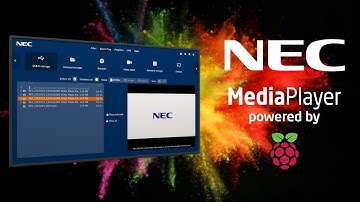 NEC MediaPlayer powered by Raspberry Pi