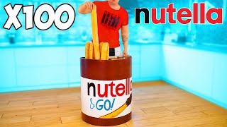 Giant Nutella Go | How to Make The World’s Largest DIY Nutella Go by VANZAI