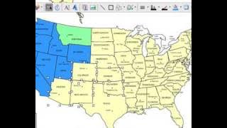 Editable USA and Canada PowerPoint and Illustrator Royalty Free Clip Art Maps