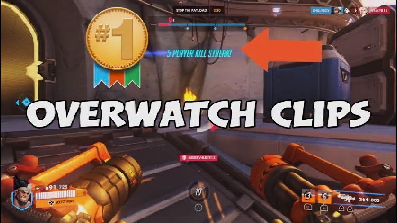 Some cool clips I got while playing Overwatch - YouTube