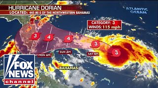 Hurricane Dorian upgraded to Category 3 storm