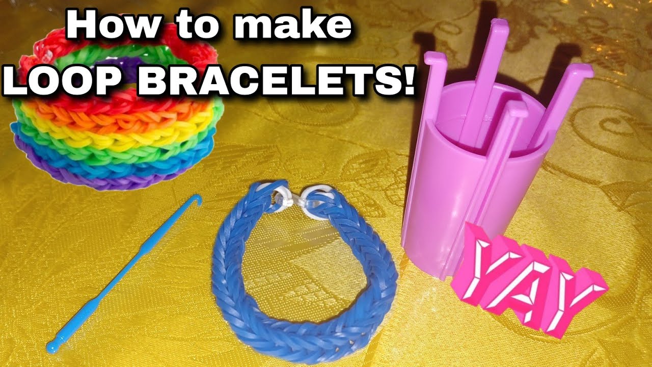 How To Make LOOP BRACELETS Very easy steps! /Mariana MR - YouTube