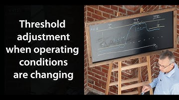 Threshold adjustment when operating conditions are changing