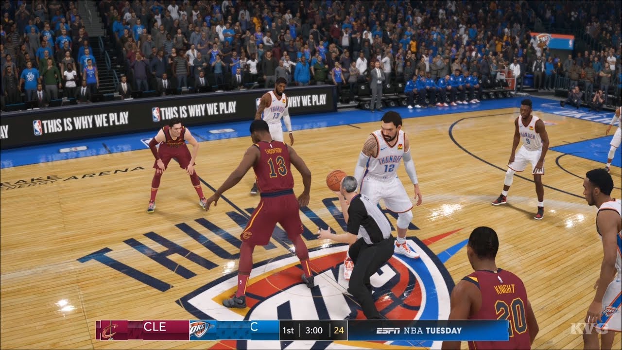 NBA Live 19 - Oklahoma City Thunder vs Cleveland Cavaliers - Gameplay