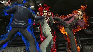 Yakuza 4 Remastered: Kiryu Proves His Strength To Akiyama and Tanimura(LEGEND, No Damage x3)