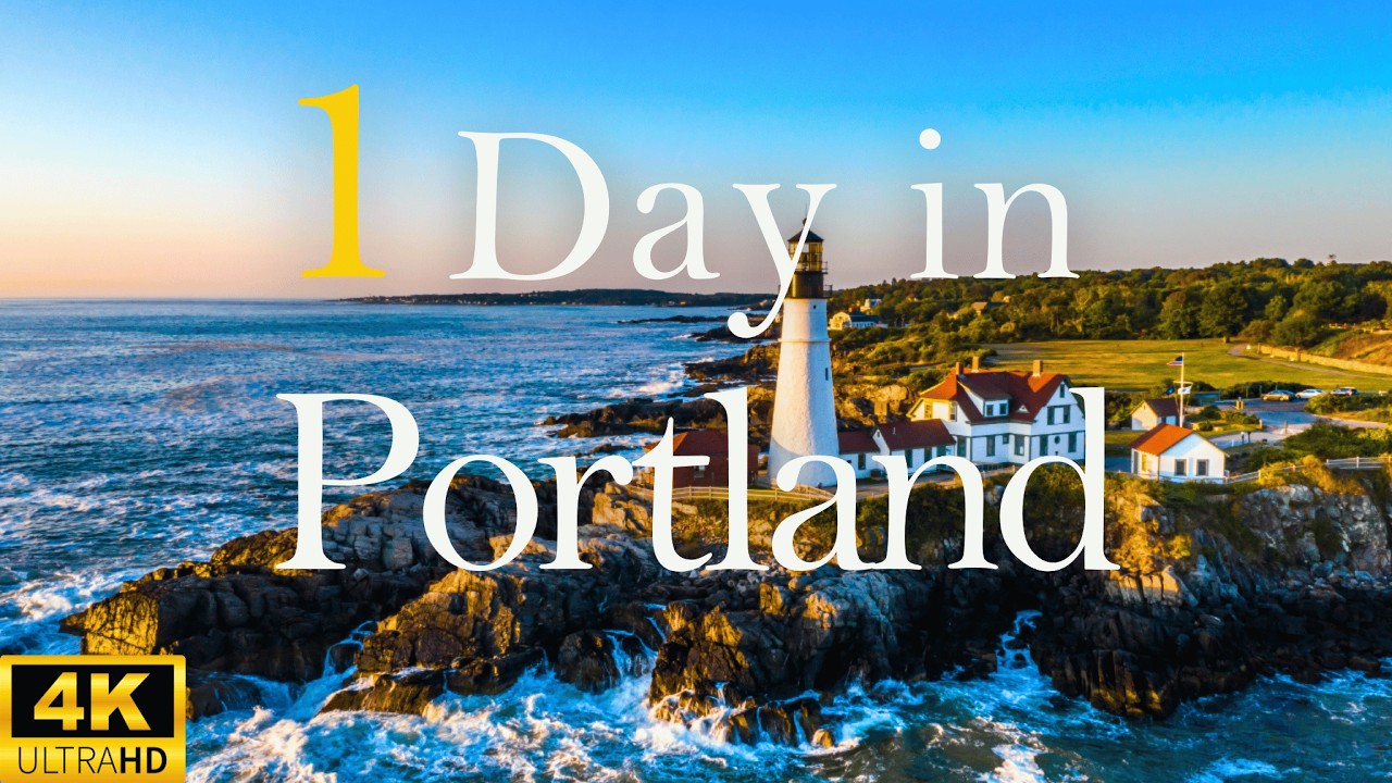 How to Spend 1 Day in PORTLAND Maine | Travel Itinerary - YouTube