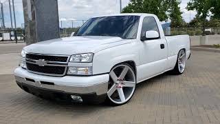 2006 Chevy Silverado drop on 24