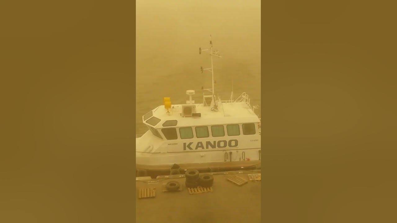 Sand Storm In Middle East seaman seafarer lifeatsea humanatsea big-sand-storm-in-kuwait-fyp-viral-fyp-sandstorm-kuwait-scared